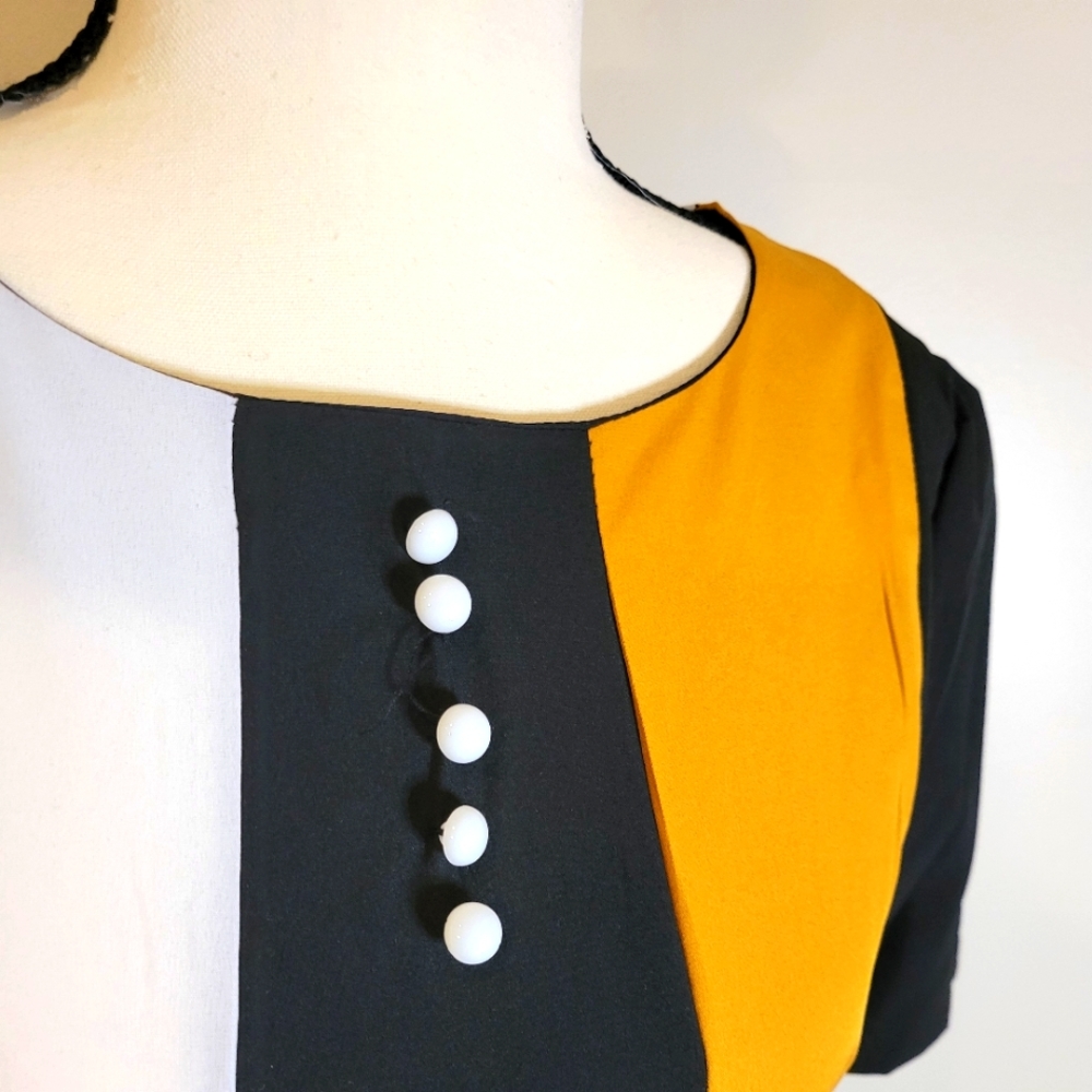 Color Block Maxi Dress